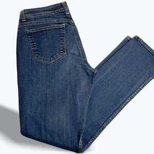 DKNY Jeans Womens High‎ Rise Bootcut Size 8 Skinny Dark Wash